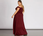 Plus Lucy Formal High Slit Dresses
